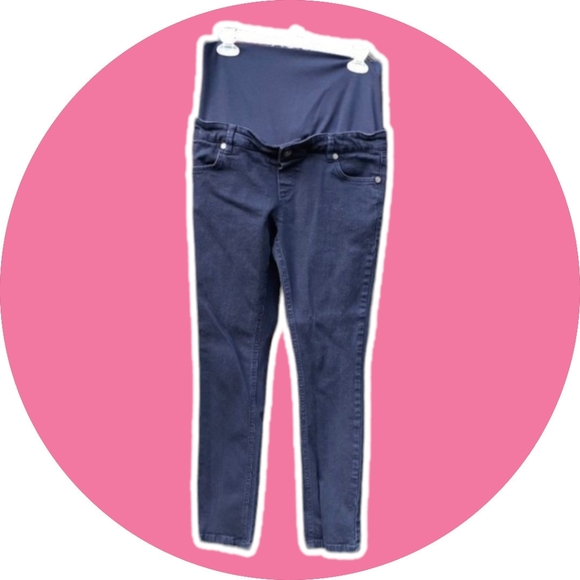 ASOS Maternity Denim - ASOS Full Panel Maternity Black Skinny Jeans 6S GUC